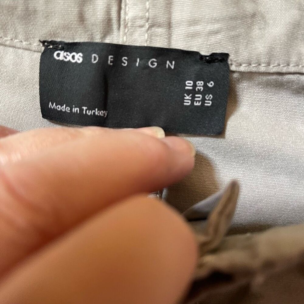 ASOS size 6 made in Turkey 100% cotton drawstring waist joggers. - Picture 5 of 8